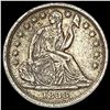 Image 1 : 1838 Seated Liberty Half Dime CHOICE AU