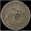 Image 2 : 1838 Capped Bust Quarter NICELY CIRCULATED
