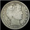 Image 1 : 1913 Barber Half Dollar NICELY CIRCULATED