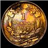 Image 2 : 1857 Gold $1 Indian Princess Head HIGH GRADE