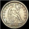 Image 1 : 1857 Seated Liberty Dime CHOICE AU