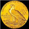 Image 2 : 1911 Indian Head Half Eagle $5 Gold CLOSELY UNCIRCULATED