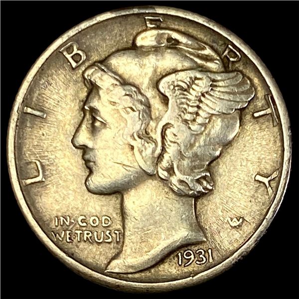 1931 Mercury Dime CLOSELY UNCIRCULATED