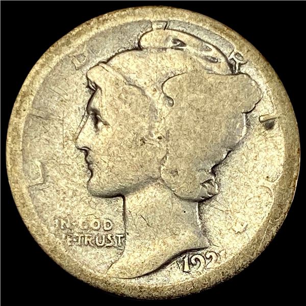1927 Silver Mercury Dime NICELY CIRCULATED