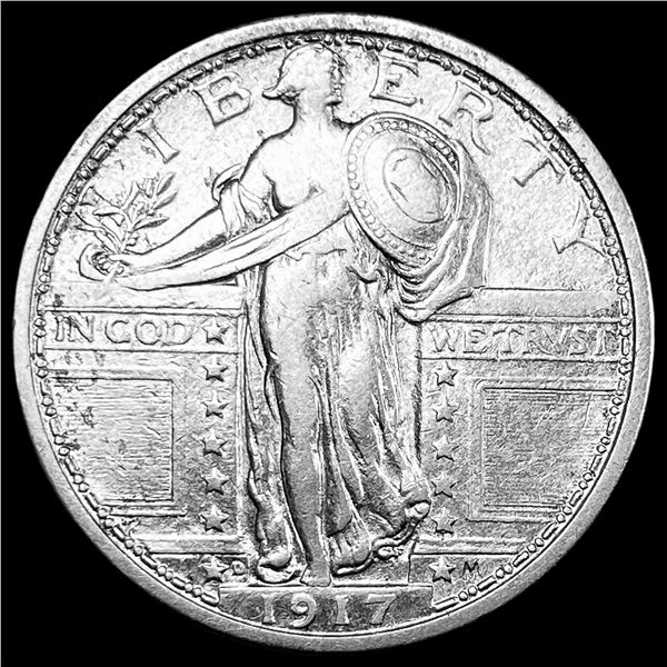 1917 Type 1 Standing Liberty Quarter CLOSELY UNCIRCULATED