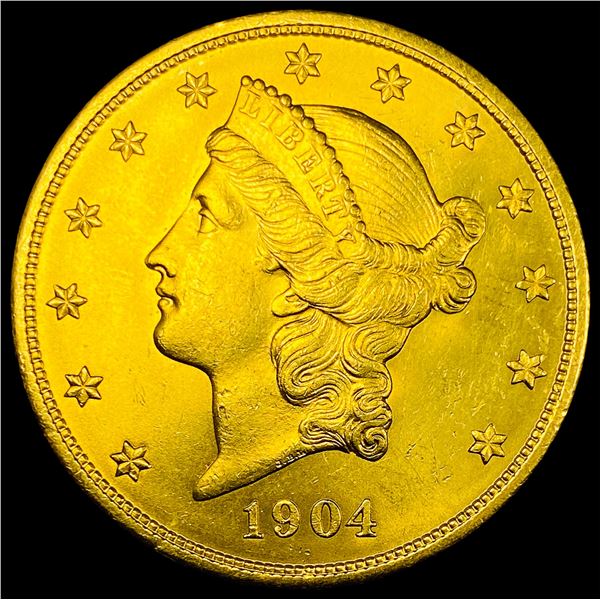 1904 Liberty Head $20 Double Eagle Gold UNCIRCULATED