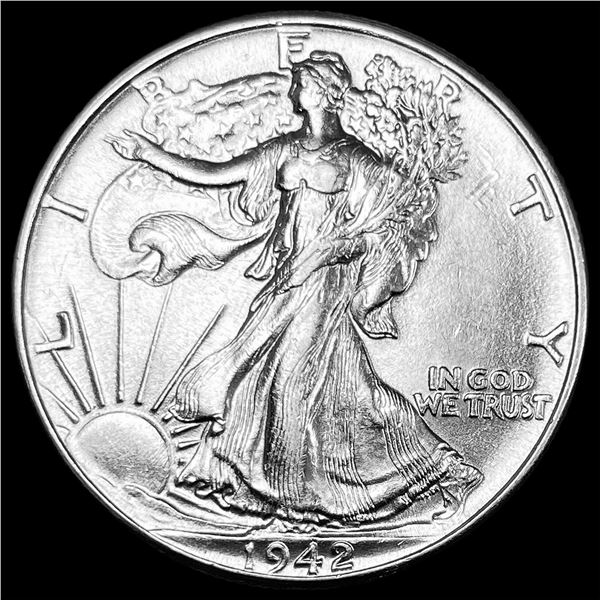 1942 Silver Half Dollar Walking Liberty UNCIRCULATED