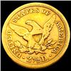 Image 2 : 1853 $2.50 Gold Quarter Eagle CLOSELY UNCIRCULATED
