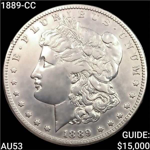 1889-CC Morgan Silver Dollar CLOSELY UNCIRCULATED
