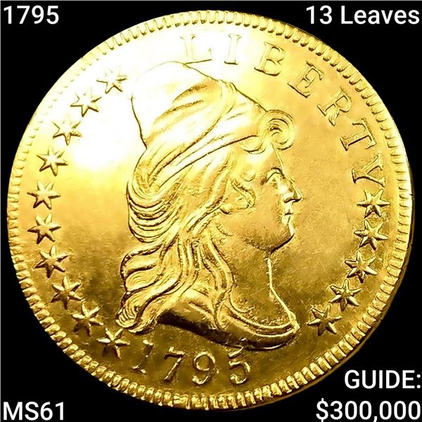 1795 13 Leaves $10 Gold Eagle UNCIRCULATED