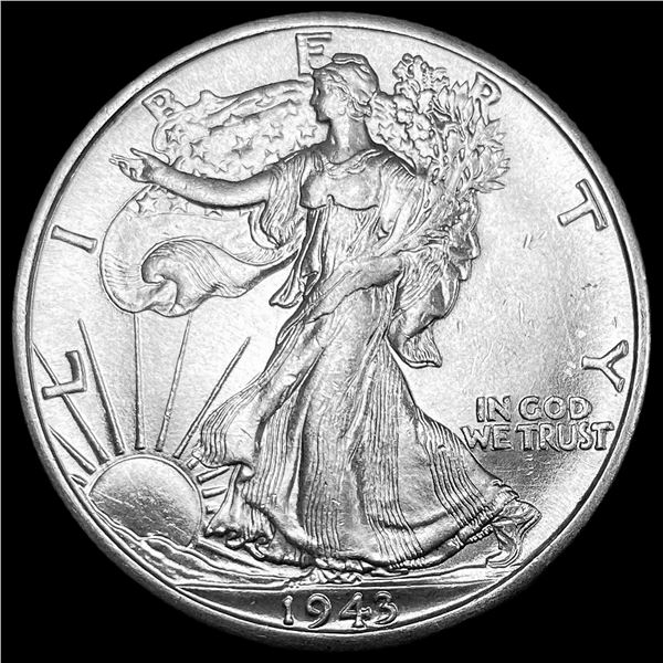 1943-D Silver Half Dollar CHOICE BU