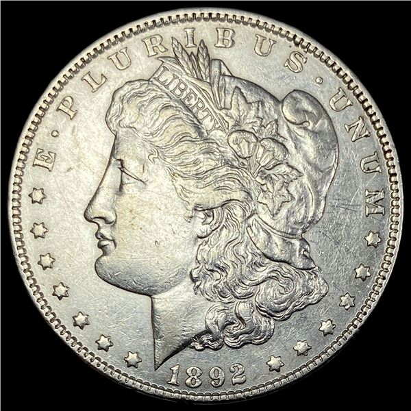 1892-S Silver Morgan Dollar CHOICE AU