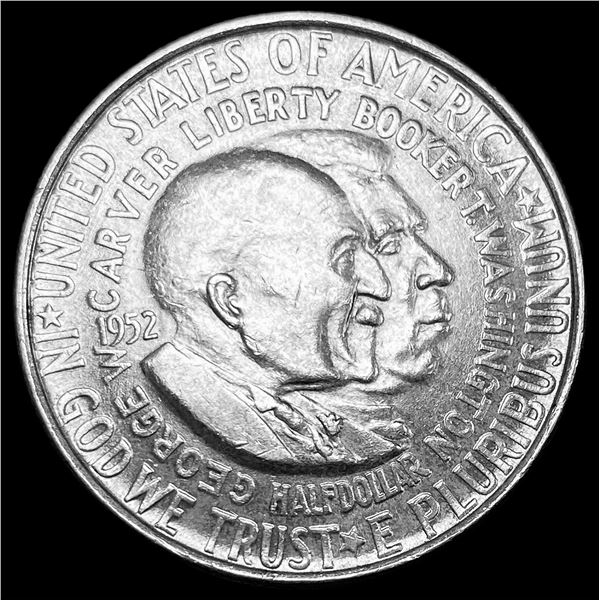 1952 Silver Half Dollar Booker T. Washington/Carver CHOICE BU