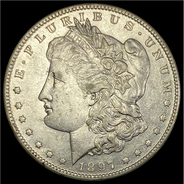 1897-S Silver Morgan Dollar CLOSELY UNCIRCULATED