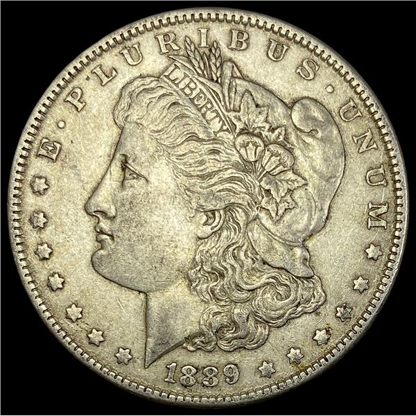 1889 Silver Morgan Dollar CLOSELY UNCIRCULATED