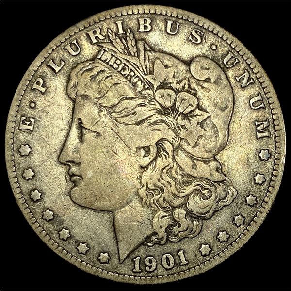 1901-S Silver Morgan Dollar LIGHTLY CIRCULATED