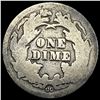 Image 2 : 1876-CC Silver Seated Liberty Dime NICELY CIRCULATED