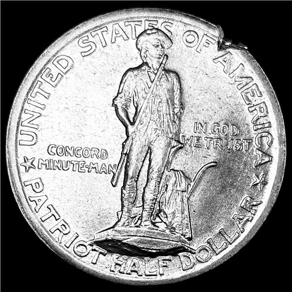 1925 Silver Lexington-Concord Half Dollar CHOICE BU