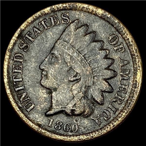 1860 Copper-Nickel Indian Head Cent NICELY CIRCULATED