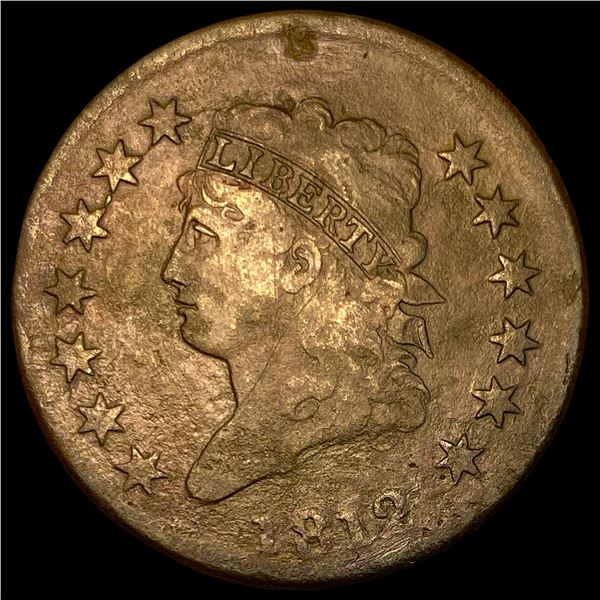 1819 Coronet Head Large Cent NICELY CIRCULATED
