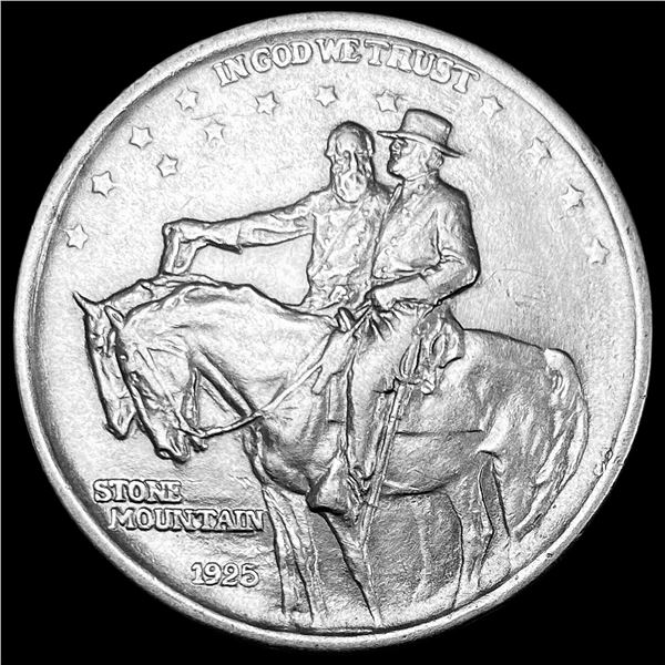 1925 Silver Half Dollar Stone Mountain CLOSELY UNCIRCULATED