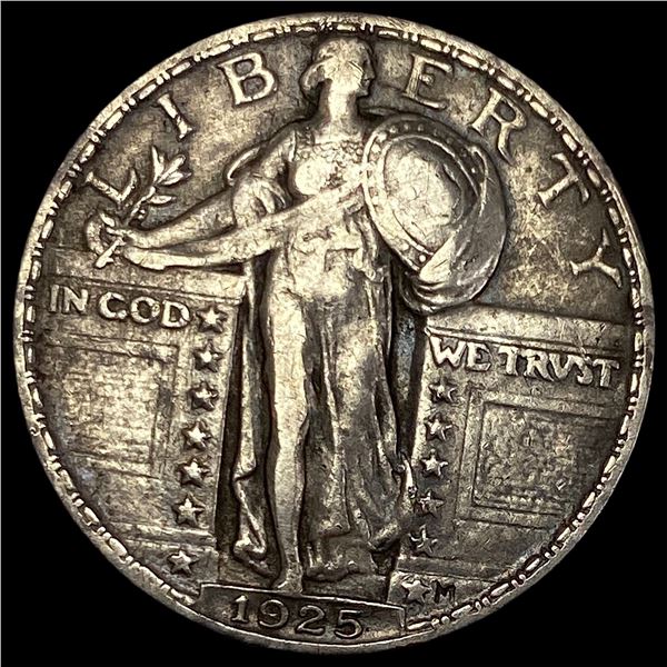 1925 Standing Liberty Silver Quarter NEARLY UNCIRCULATED