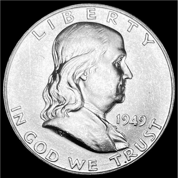 1949-D Silver Half Dollar Franklin UNCIRCULATED