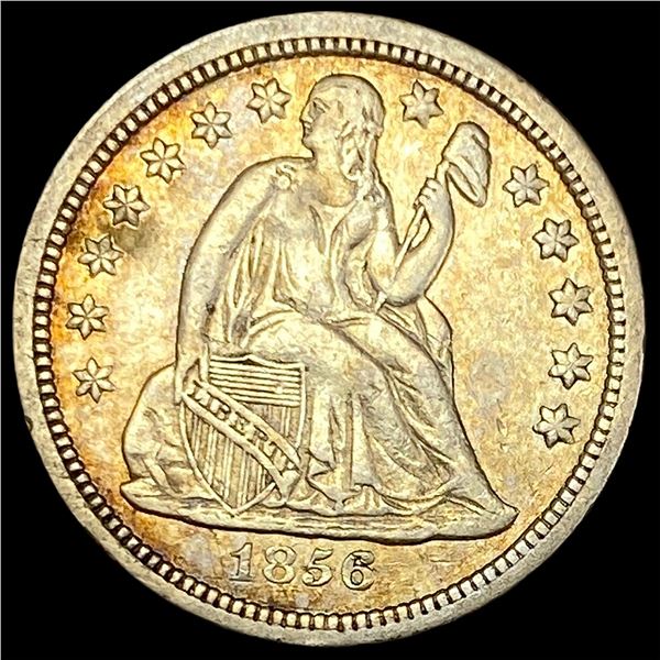 1856 Seated Liberty Silver Dime CLOSELY UNCIRCULATED