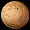 Image 1 : 1807 Copper Draped Bust Large Cent NICELY CIRCULATED