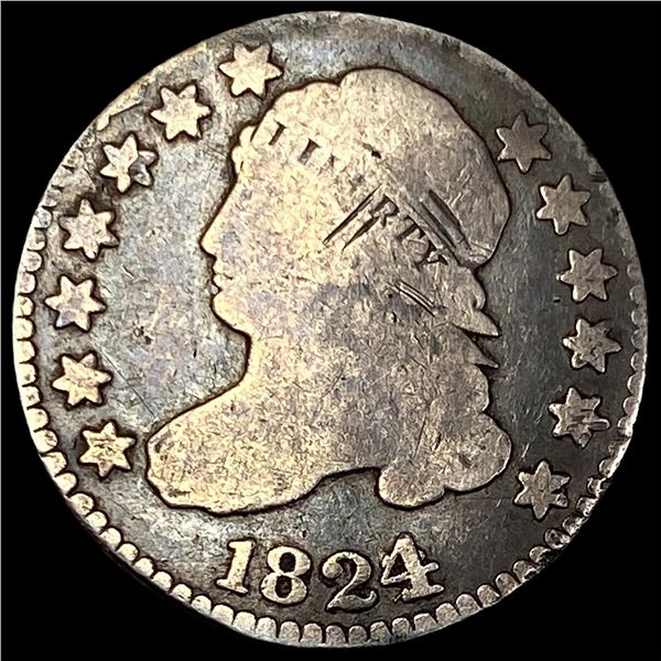 1824 Capped Bust Dime NICELY CIRCULATED