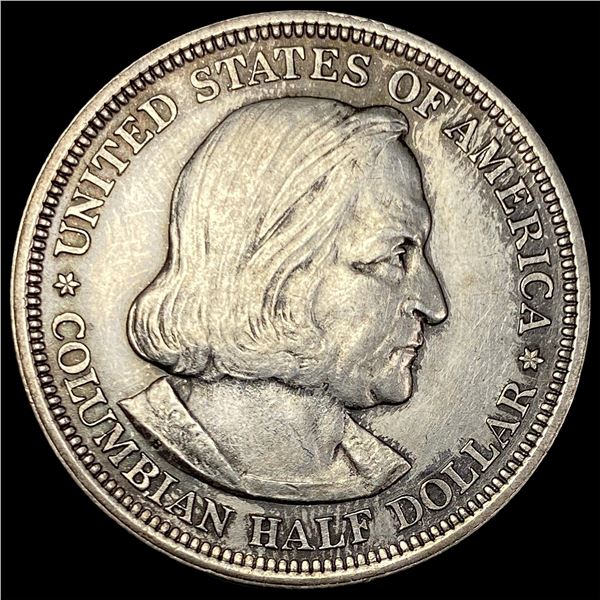 1892 Silver Columbian Half Dollar CLOSELY UNCIRCULATED