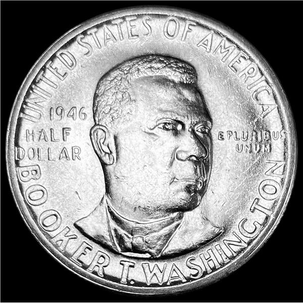 1946-S Silver Half Dollar Booker T. Washington CHOICE BU