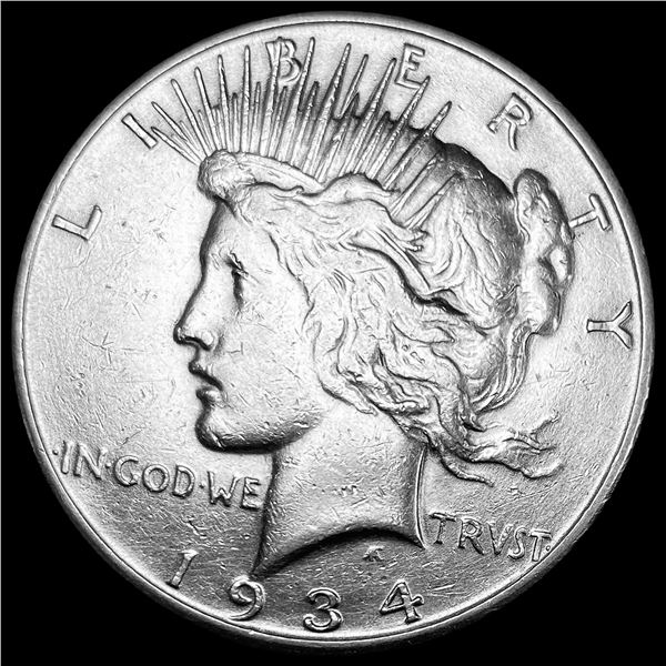 1934 Silver Peace Dollar CLOSELY UNCIRCULATED