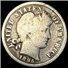 Image 1 : 1895-S Silver Barber Dime NICELY CIRCULATED
