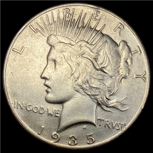 1935 Silver Peace Dollar CLOSELY UNCIRCULATED