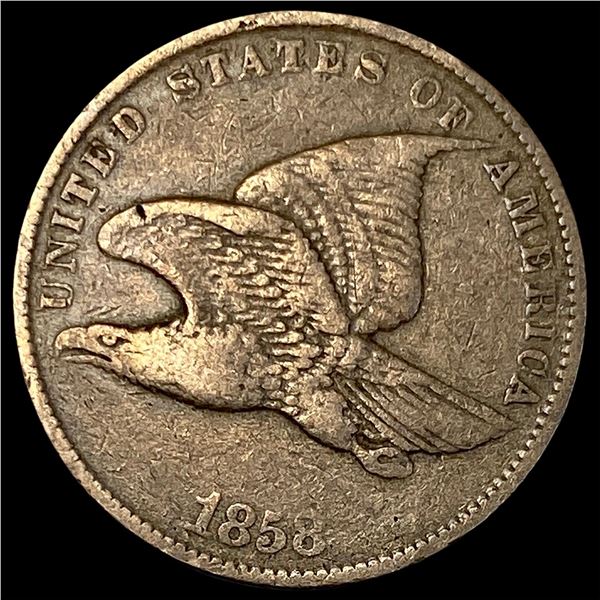 1858 Copper-Nickel Flying Eagle Cent LIGHTLY CIRCULATED