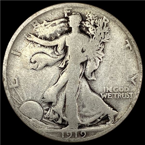 1919 Walking Liberty Half Dollar NICELY CIRCULATED