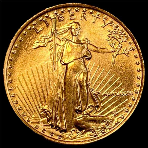1/10 oz Gold American Eagle $5 GEM BU