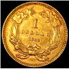 Image 2 : 1862 Gold $1 Indian Head Type 3 CLOSELY UNCIRCULATED