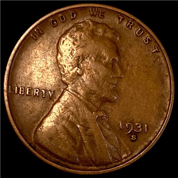 1931-S Lincoln Wheat Cent CLOSELY UNCIRCULATED