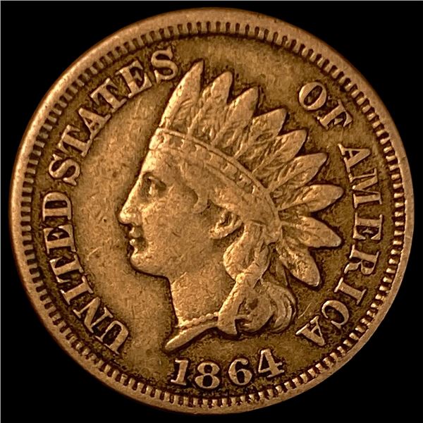 1864 Bronze Indian Head Cent LIGHTLY CIRCULATED