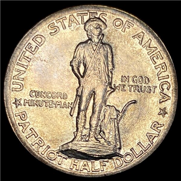 1925 Silver Lexington-Concord Half Dollar UNCIRCULATED