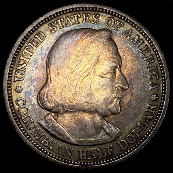 1893 Columbian Exposition Half Dollar NEARLY UNCIRCULATED