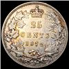 Image 2 : 1872 Canada Silver 25 Cents CLOSELY UNCIRCULATED