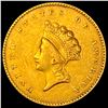 Image 1 : 1855 Gold $1 Indian Princess Type 2 NEARLY UNCIRCULATED