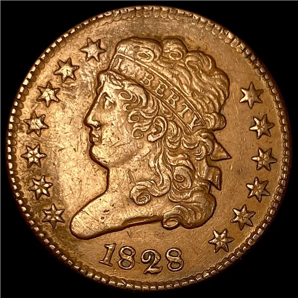 1828 Classic Head Half Cent CLOSELY UNCIRCULATED