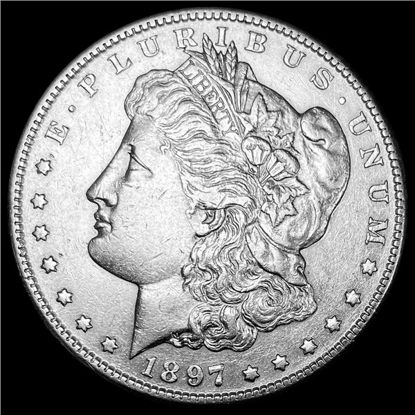 1897-S Silver Morgan Dollar CHOICE AU