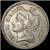 Image 1 : 1872 Nickel Three-Cent Piece CHOICE AU