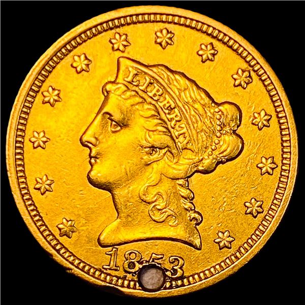 1853 $2.50 Liberty Head Quarter Eagle HIGH GRADE