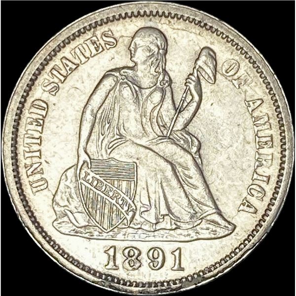 1891-O Silver Dime UNCIRCULATED